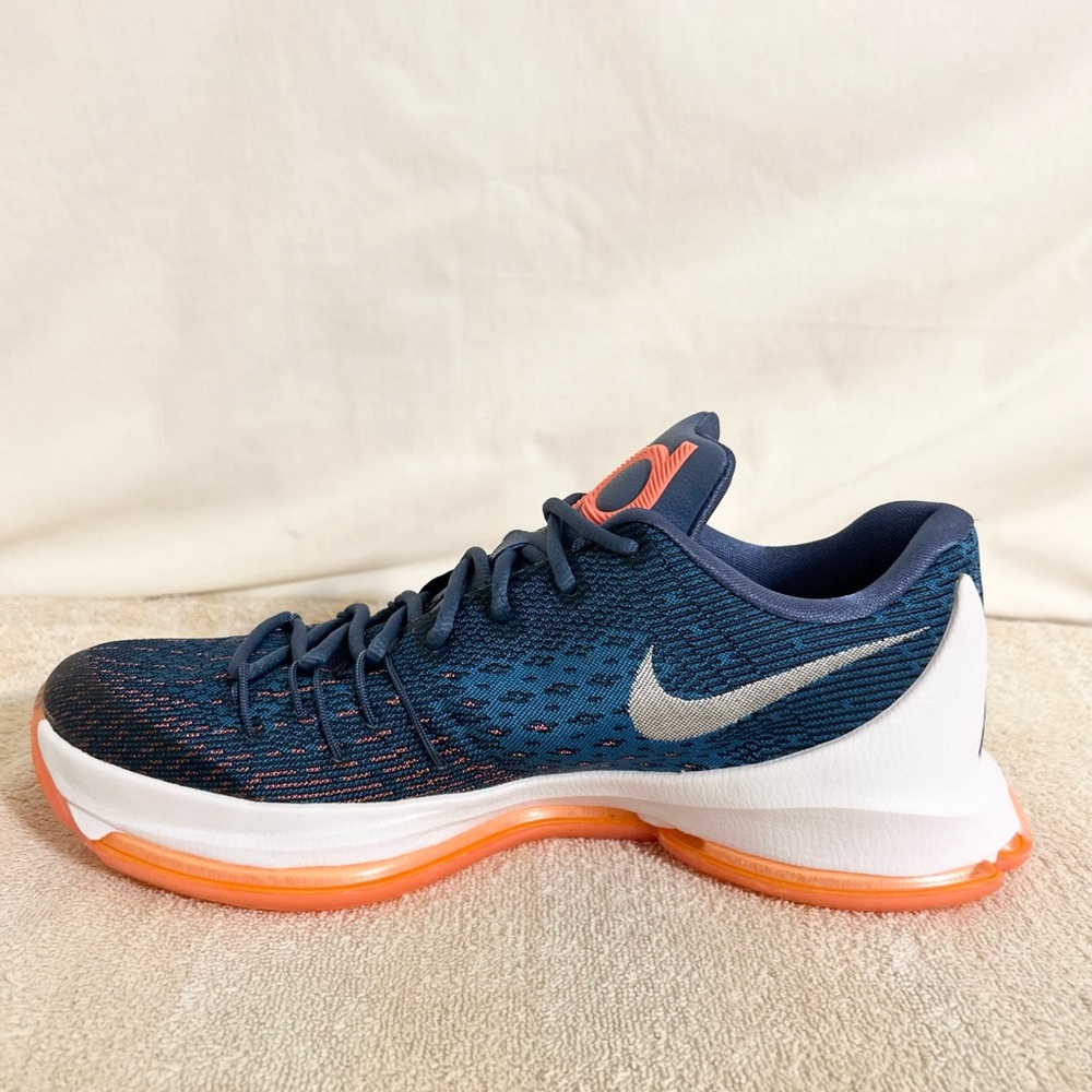 Nike KD 8 Away Blue Orange size 8.5 MEN’S BASKETBALL SHOES - Picture 4 of 9